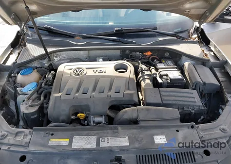 2014 Volkswagen Passat 2.0L Tdi Se из США, поврежденный, VIN 1VWBN7A38EC027686